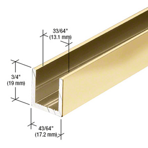 CRL Brite Gold Anodized 1/2