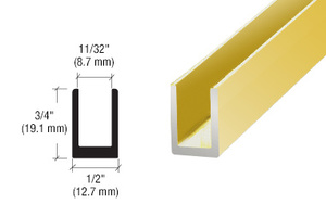 CRL Brite Gold Anodized 5/16