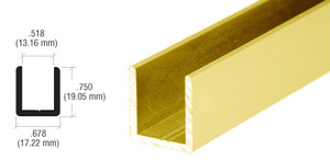 CRL Brite Gold Anodized 1/2