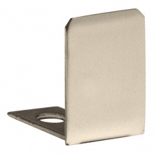 CRL Brushed Nickel End Cap for 1/2